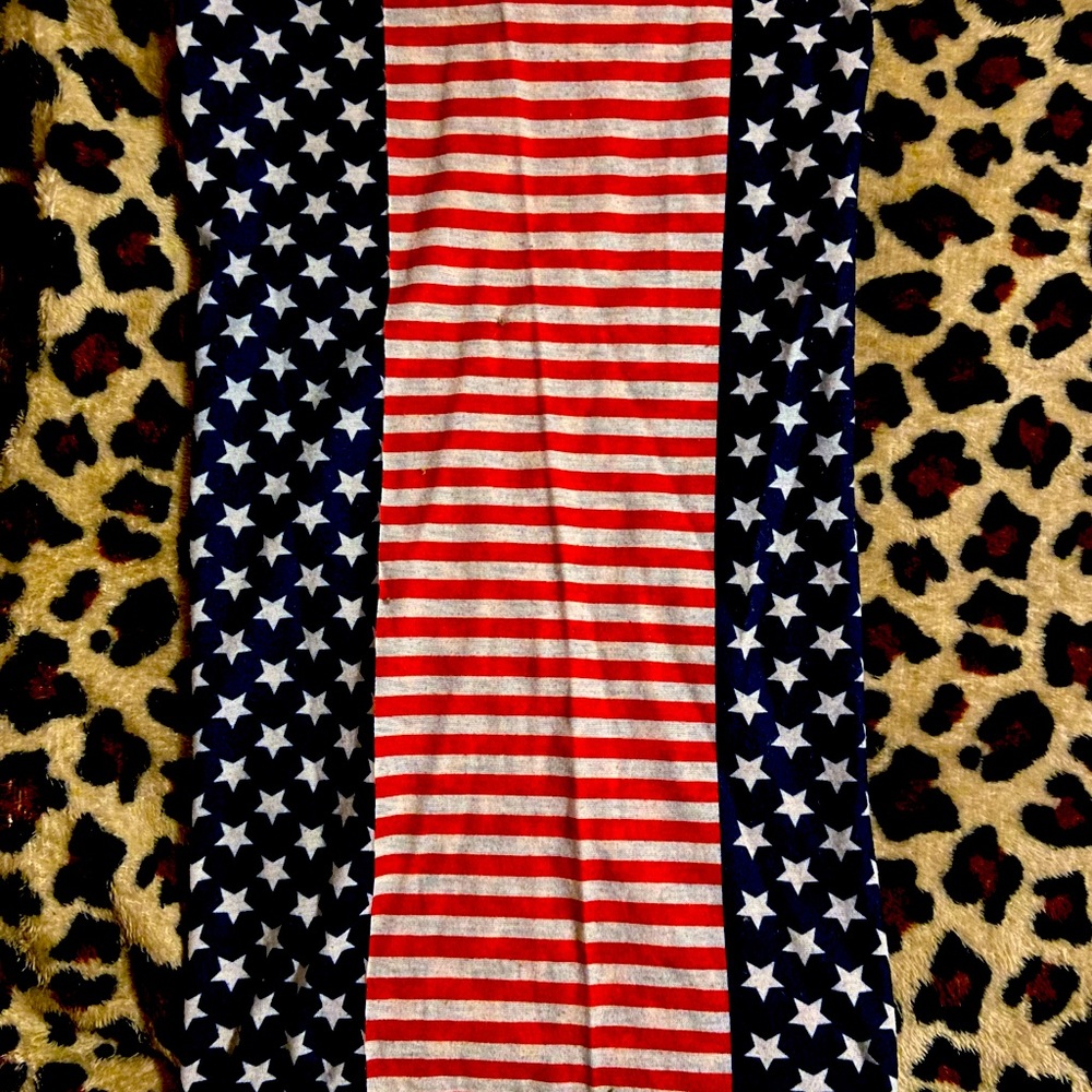 American flag face cover